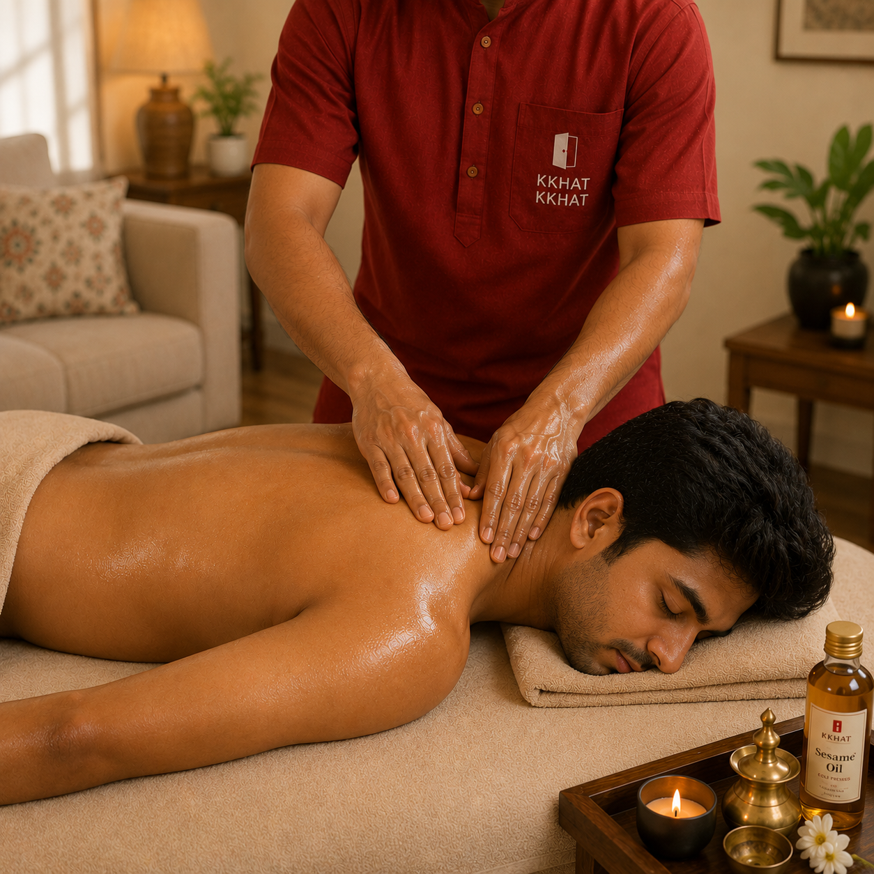 Abhyangam Neck-to-Toe Stress Relief Massage