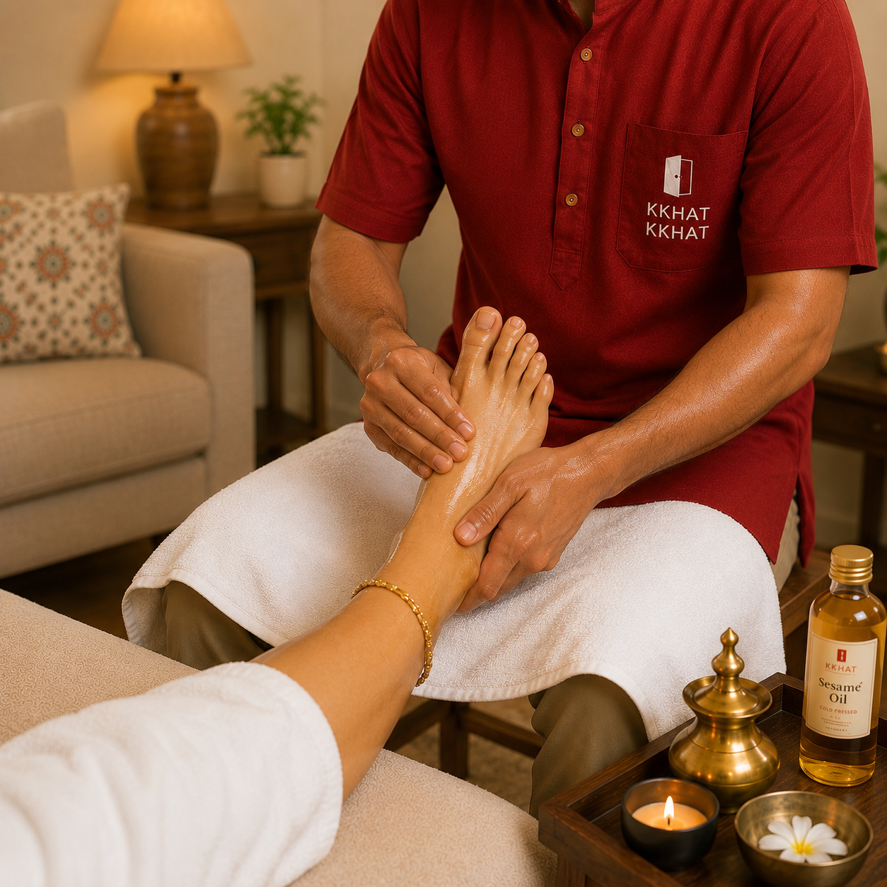 Paada Abhyanga Relaxing Foot Massage